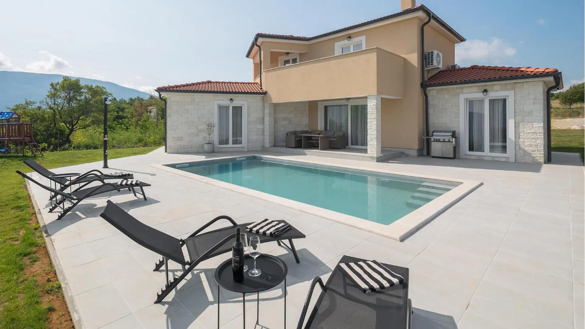 Lovely Home In Krsan With Outdoor Swimming Pool